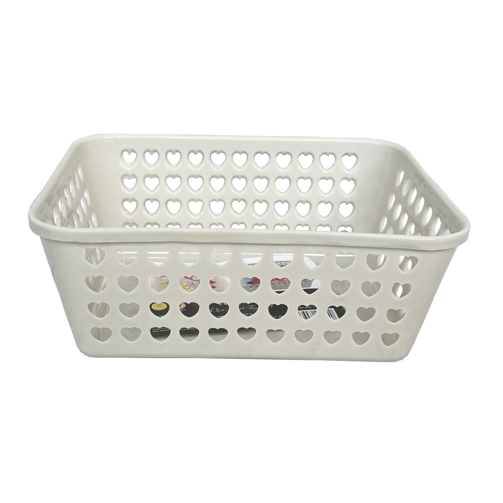 Rổ chữ nhật hình tim TỰ LẬP TL207 - 12cm - (Giao Màu Ngẫu Nhiên)