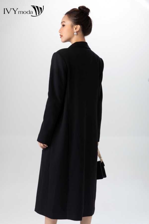 Áo khoác dạ dáng dài IVY Moda MS 71B9145