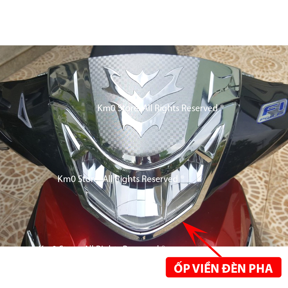 Ốp Viền Đèn Pha FUTURE Nhựa Xi M28