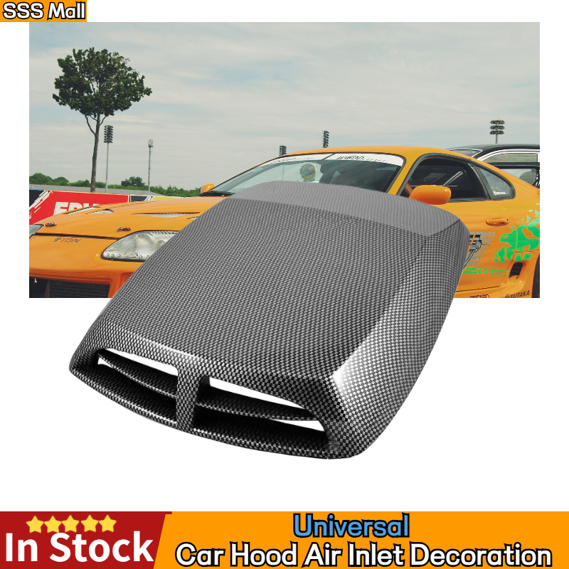 703 Car Carbon Fiber Color Car Hood Air Inlet Decoration Car Dummy Air