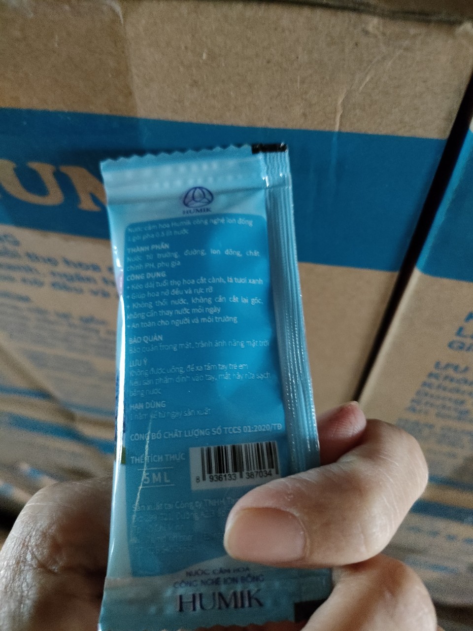 NƯỚC DƯỠNG HOA HUMIK GÓI 5ml