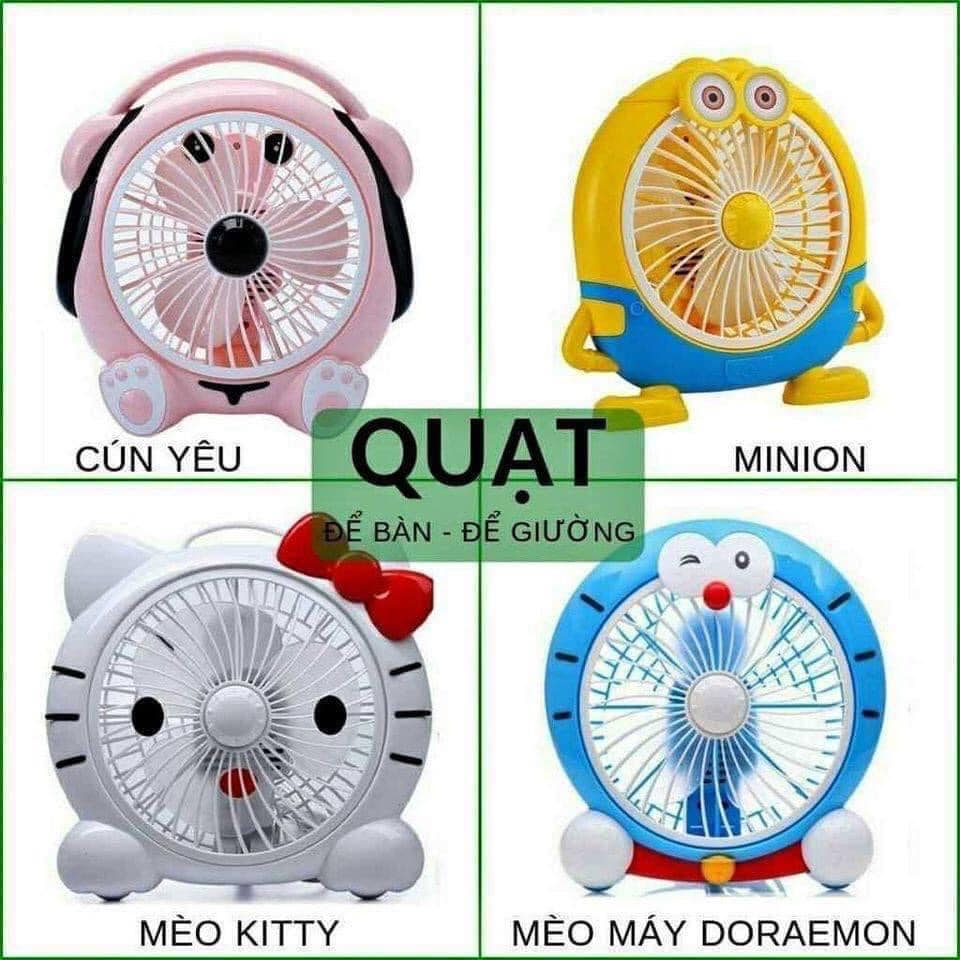 [HOT](GOODMAKET) Quạt Để Bàn Hình Thú-Quạt mini để bàn, quạt mini cầm tay, quạt mini usb, quạt mini tích điện, quạt mini hình thú cực dễ thương-Quạt hình thú  milion 20cm-Quạt mini hình thú -Quạt để bàn hình thú-Quạt