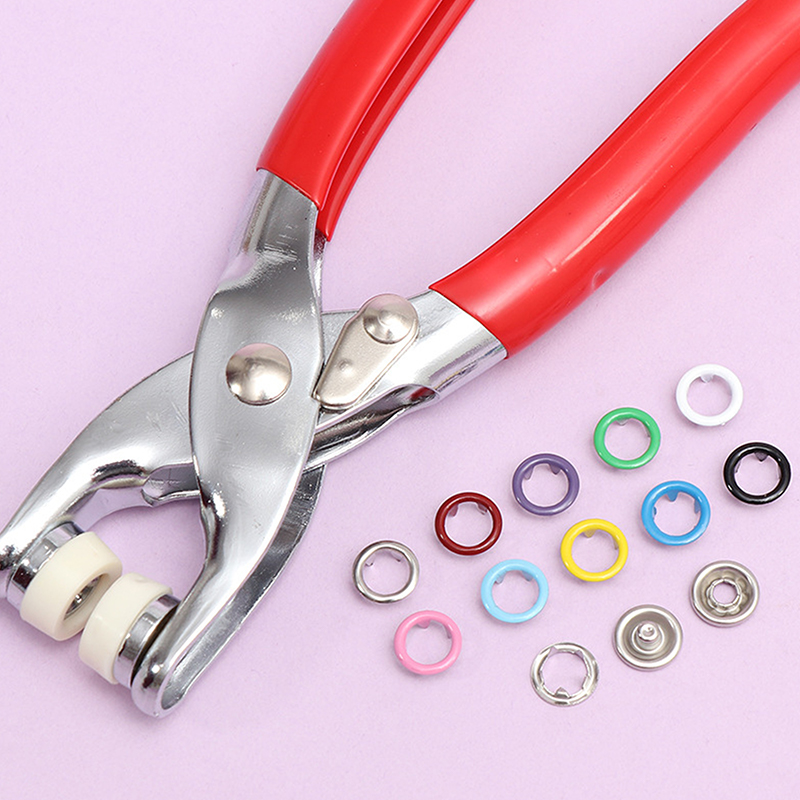 Plier%20Tool%2050/100pcs%20Colour%20Metal%20Snap%20Sewing%20Button%20Claw%20Set%20Snap%20Fastener%20Kit%20BE%20-%20Image%202