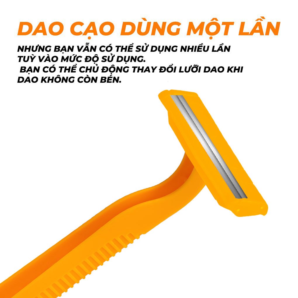 5 cây dao cạo râu cán cong  Avatar, 2 lưỡi siêu bén