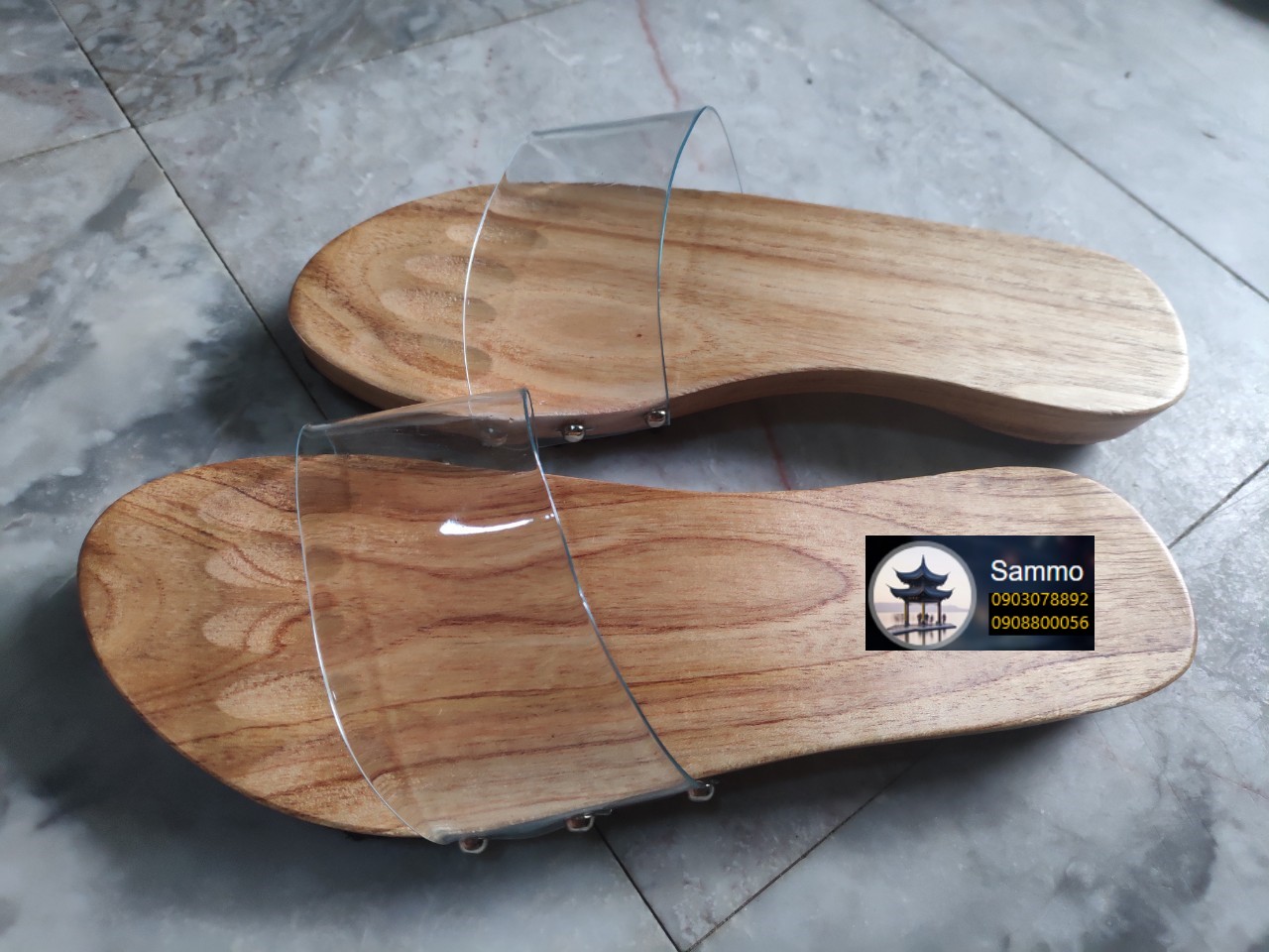 Guốc Gỗ Guốc Mộc Quai Nhung