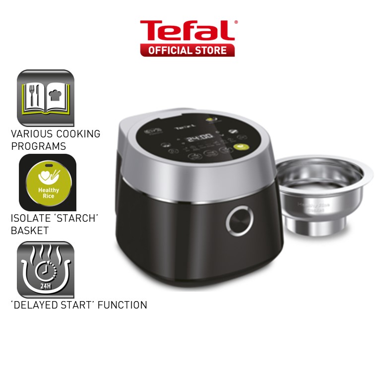Tefal Healthy & Tasty Rice Cooker Induction Lower GI 1L RK8608 Lazada Singapore