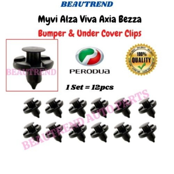 Perodua Alza Fender Under Cover Shield Liner And Clips Daun Pisang 2009 ...