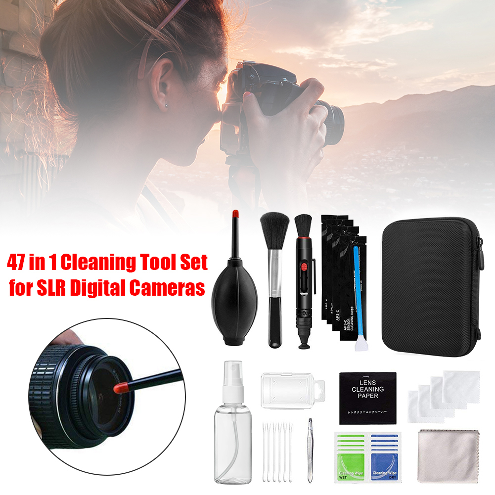【High-quality】 7-47PCS Camera Cleaner Kit DSLR Lens Digital Camera Sensor Cleaning Set for Sony Nikon Canon SLR DV Cameras Clean Kit. 