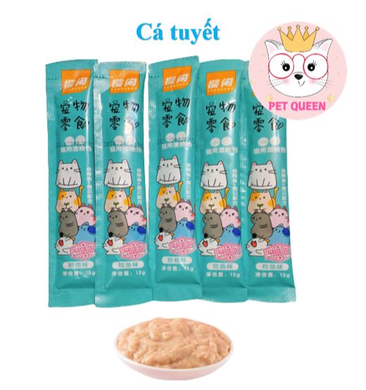COMBO 5 CÂY SÚP THƯỞNG SHIZUKA CHO MÈO 15gram