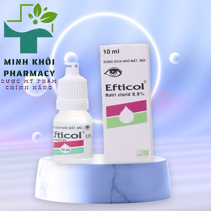 Nước muối sinh lý Efticol 0.9%