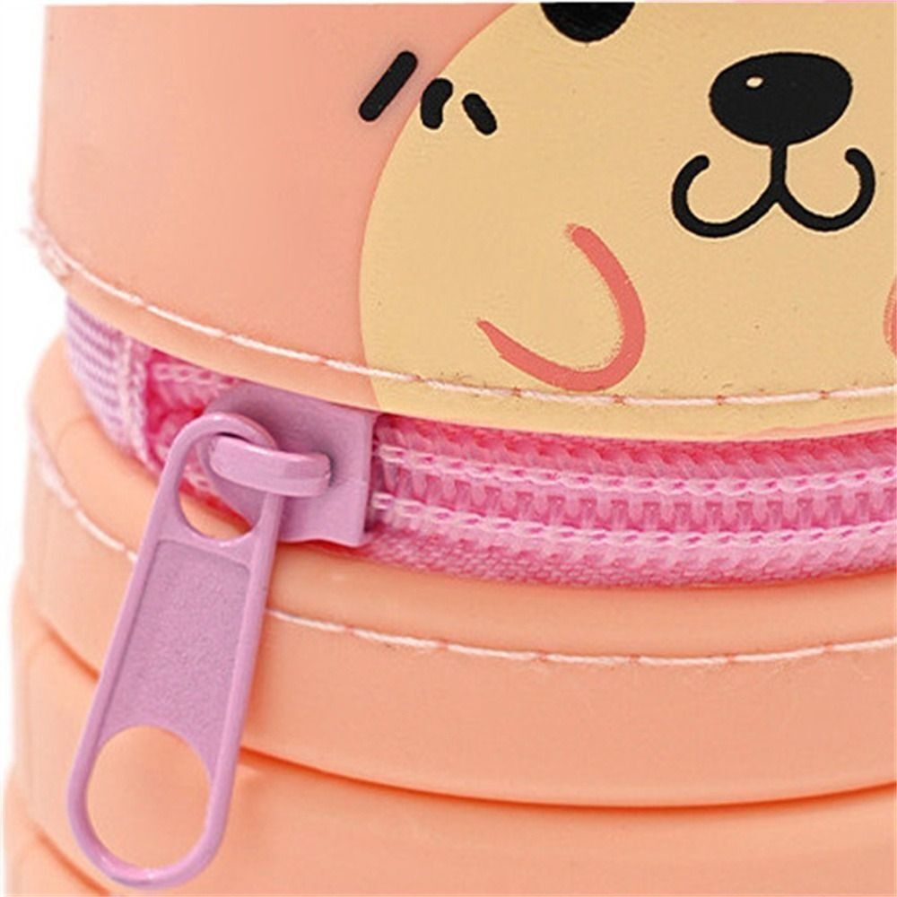【Clearance Markdowns】 New Pencil Case Cartoon Desk Organizer Stationery Storage Bag Stationery With Zipper Animal Shape Pen Pouch.