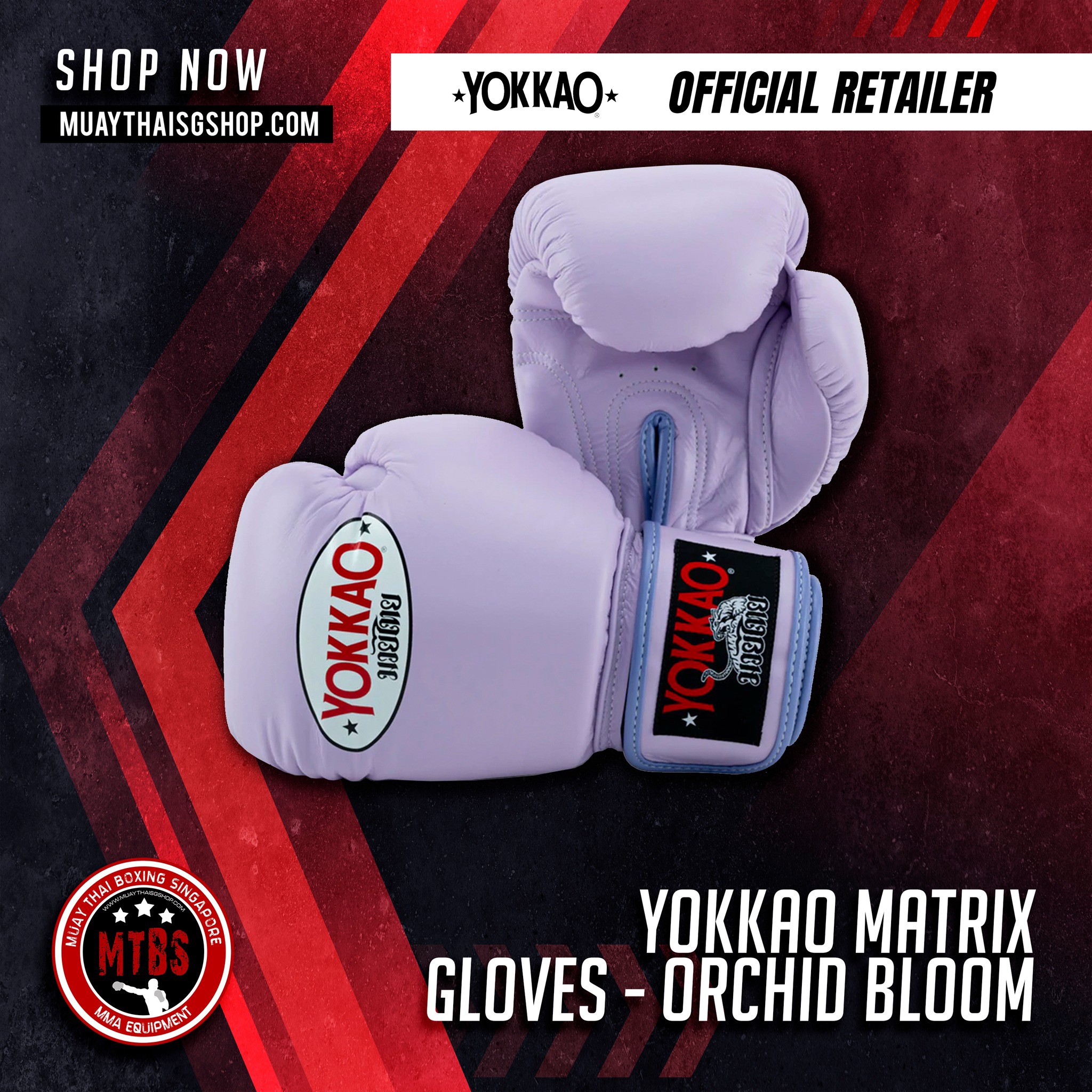 SG Official Retail] Yokkao Muay Thai Boxing Gloves - Matrix Series