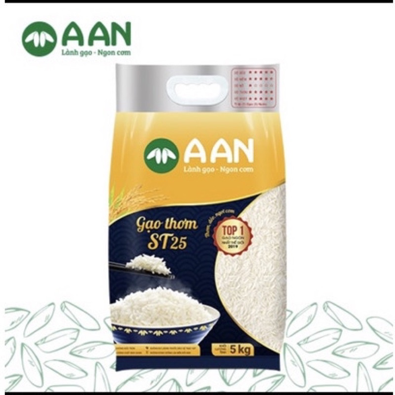 (Date luôn Mới) Gạo A An ST25 / ST24 / ST21 Túi 5Kg