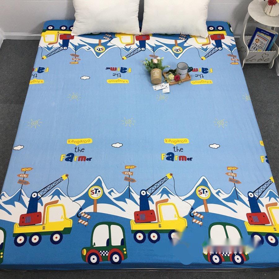 GA CHỐNG THẤM  HOA VĂN  CHO BÉ YÊU TỪ 1M6 ĐẾN 2M2(GIAO MÀU NGẪU NHIÊN)