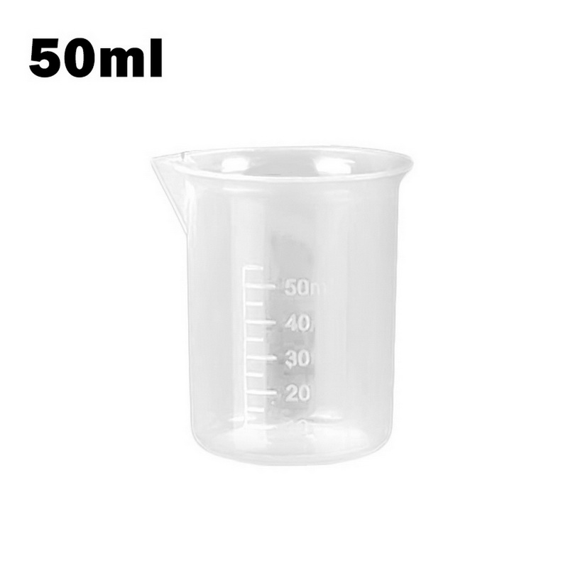Graduated Measuring Cup Transparent Plastic Cup Kitchen Bar Supplies For Baking Beaker Liquid Without Handle Measuring glasses