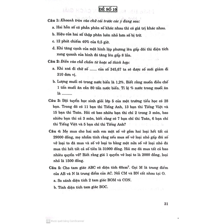 Phát triển và nâng cao toán 5 ( HA )