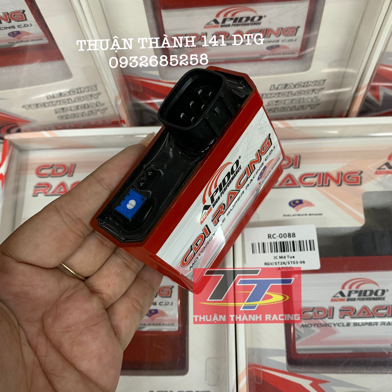 IC đấu đỏ sport - Xipo - Satria - RGV ( Apido )