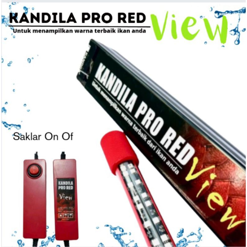 LAMPU AQUARIUM LED TANNING KANDILA PRO RED VIEW 1200