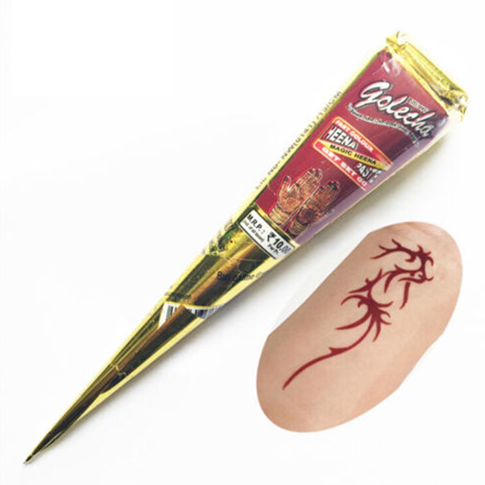 RETAO Mehandi Sticker Cream Cones Paint Temporary Mehandi Ink Indian