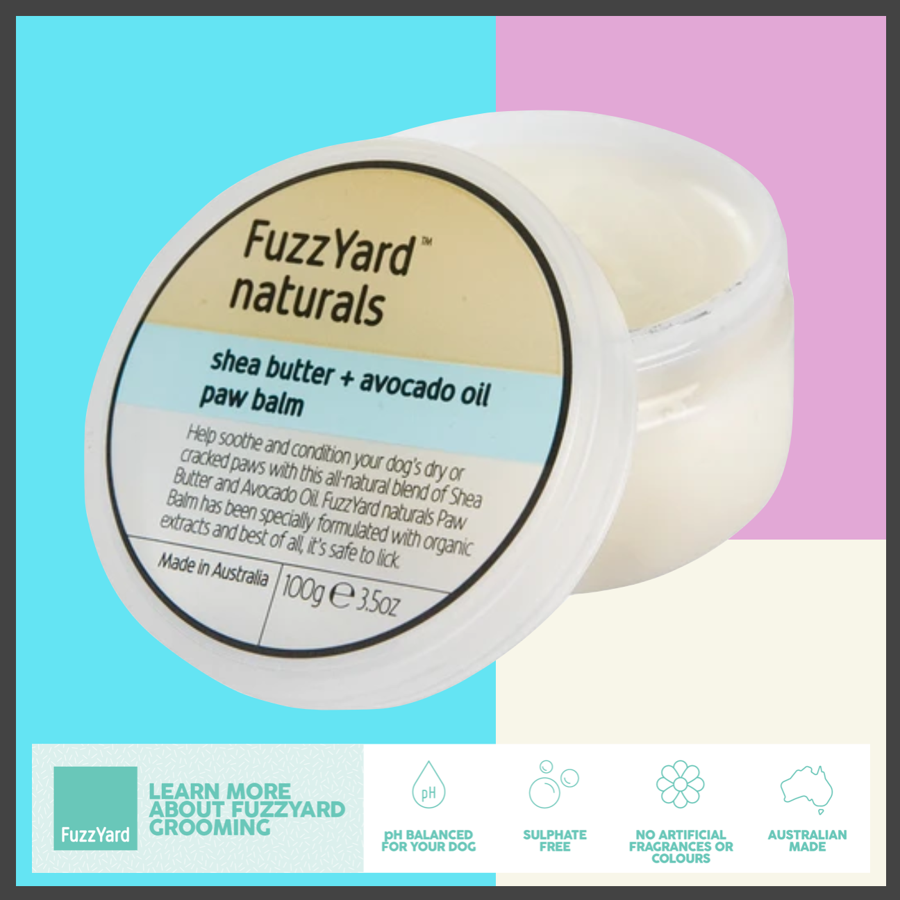 fuzzyard paw balm