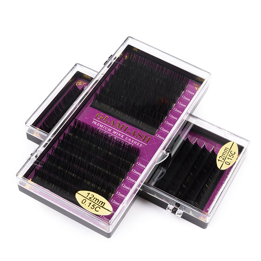 glamlash sg on instagram: GLAMLASH Wholesale 16Rows BCCCD Curl Natural Mink Single Eyelash ...