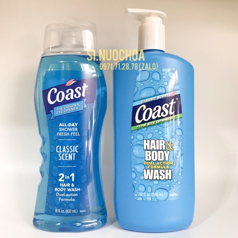 Sữa tắm Coast 946ml của Mỹ