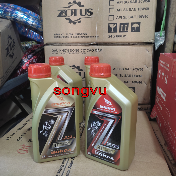 Dầu nhớt xe máy 800ml (Xe ga, xe số)