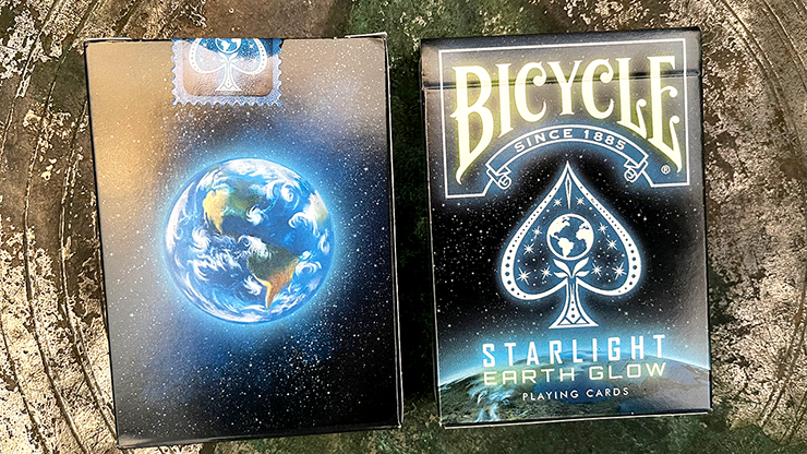 Bài Mỹ ảo thuật cao cấp: Bicycle Starlight Earth Glow Playing Cards by Collectable Playing Cards