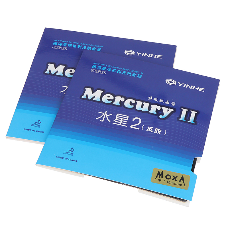MERCURY 2 Table Tennis Rubber Galaxy Pips-In Original YINHE Ping Pong Rubber. 