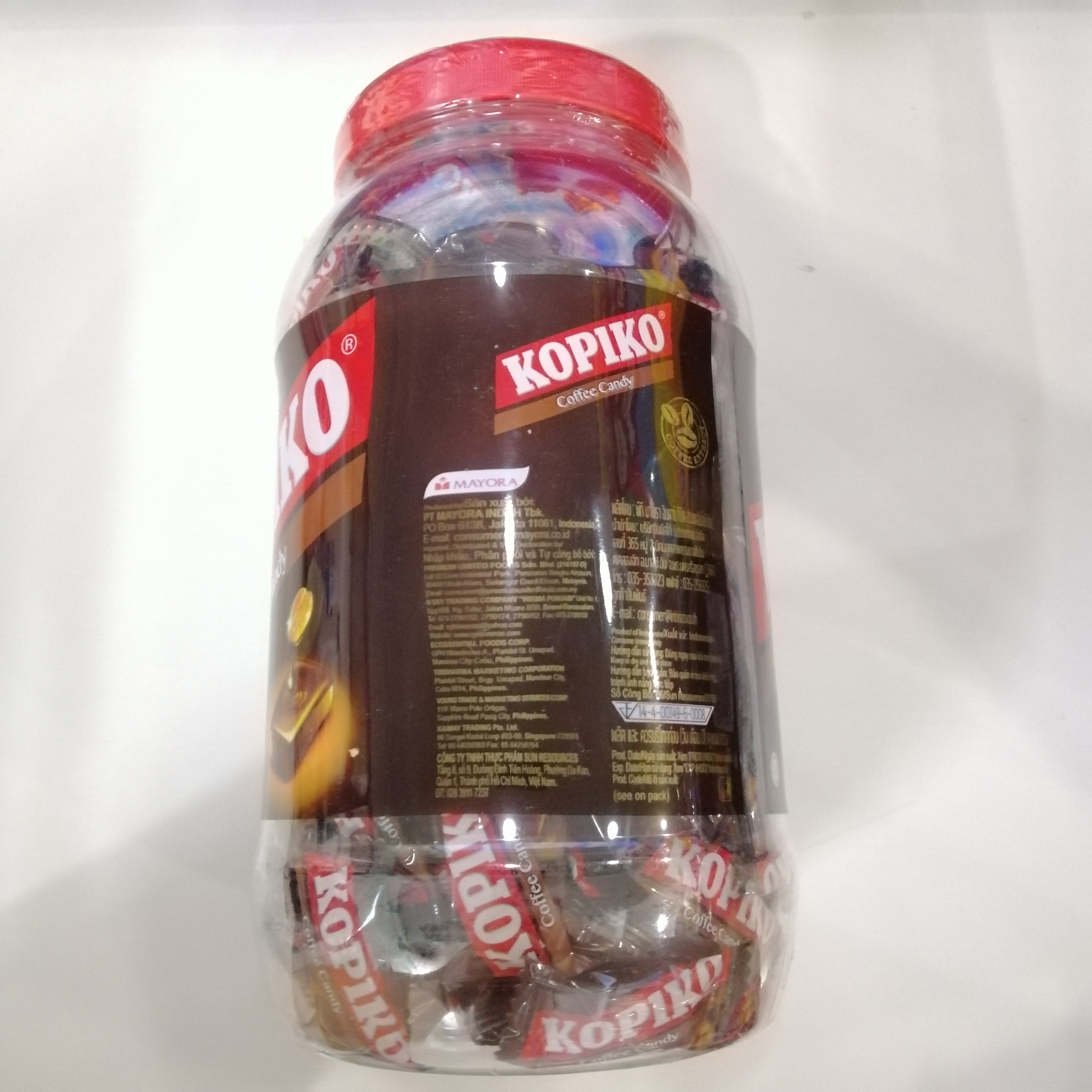 Kẹo Cà Phê Hủ Kopiko Coffee Candy (Hủ 560g)