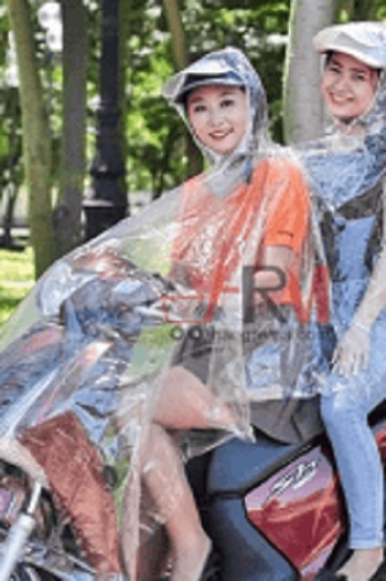 ÁO MƯA CÁNH DƠI TRONG SUỐT ( LOẠI DÀY )