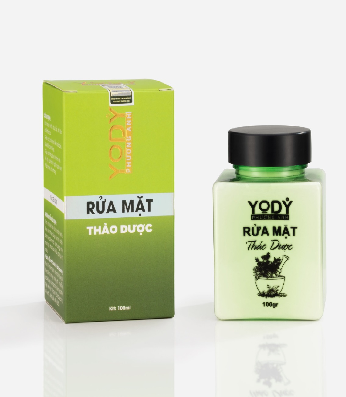 Bột rửa mặt thảo dược Yody White Phương Anh