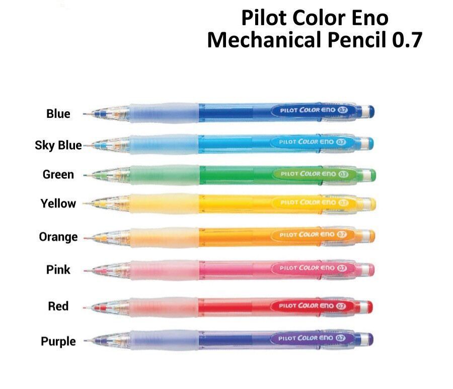 Pilot Color Eno HCR-197 0.7 mm Mechanical Pencil - Pink Lead