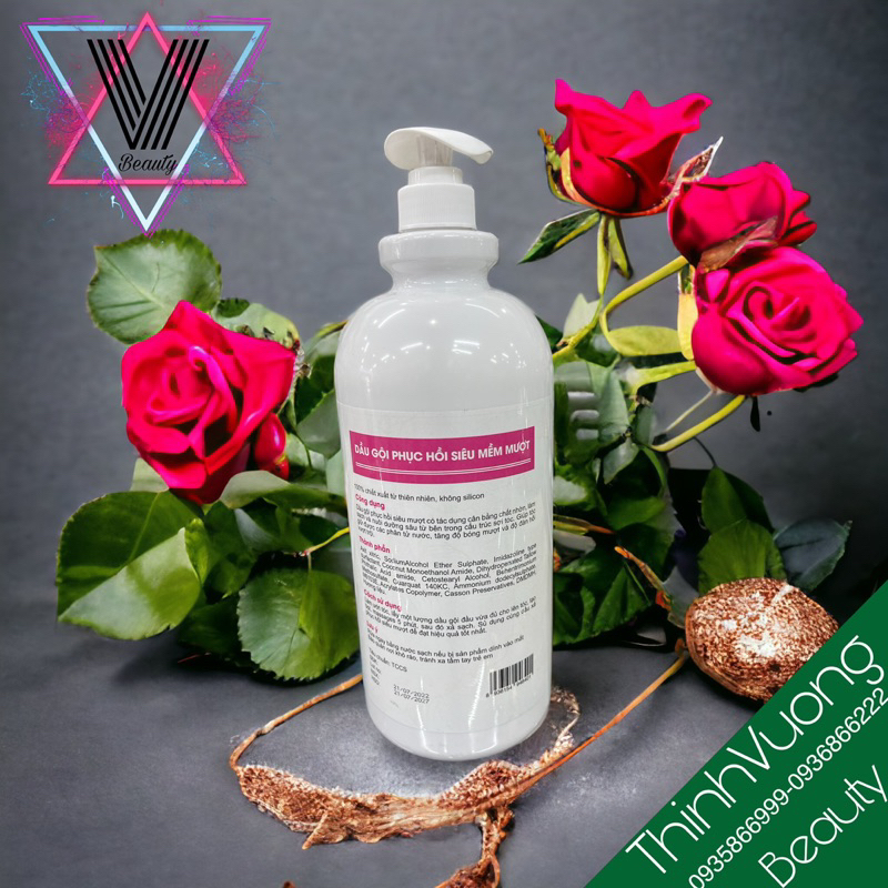 Gội xả 2000ml/ 2 lít keratin Sky