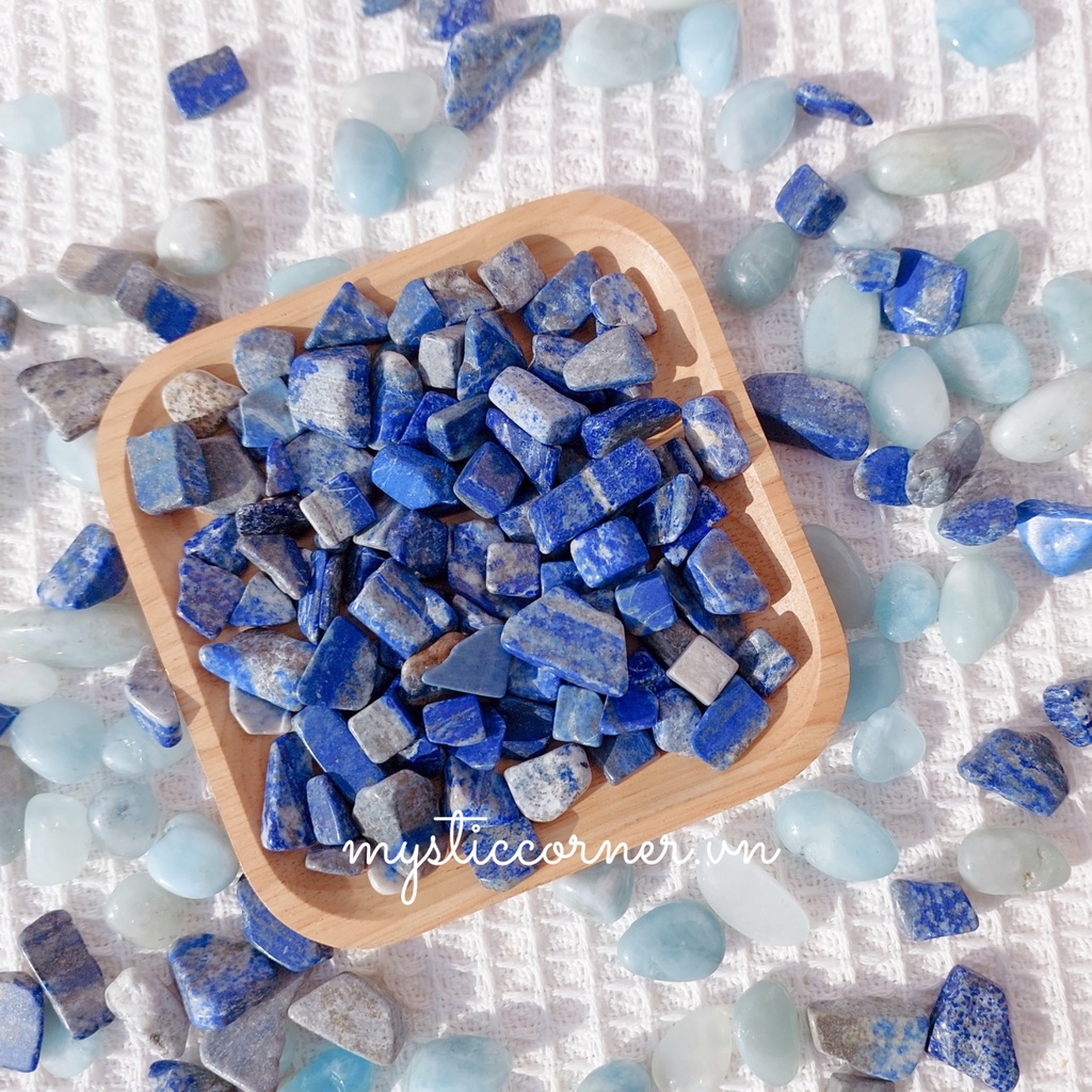 Vụn đá Lapis Lazuli (ngọc Lưu Ly), đá thanh tẩy Tarot, đá phong thuỷ