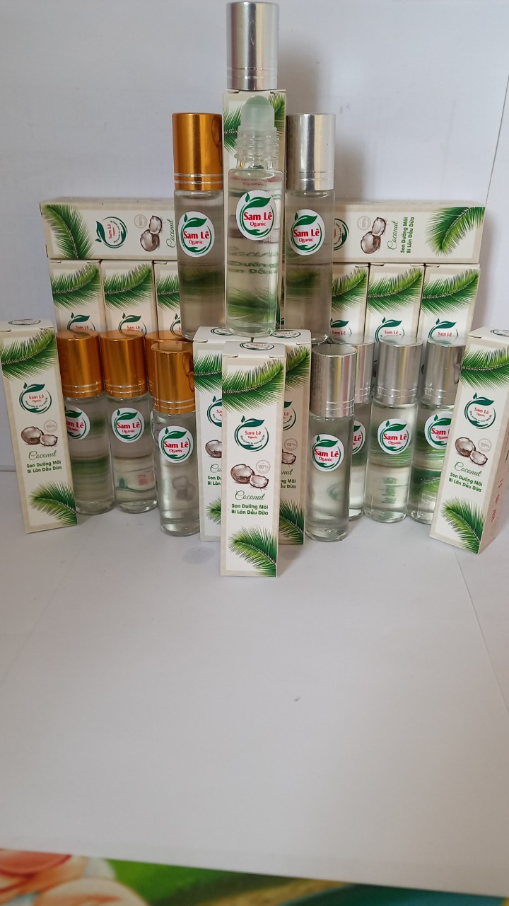 SON MÔI DẦU DỪA DẠNG BI LĂN 10ML