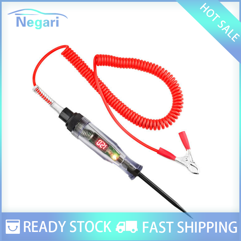 NG Motor✨ COD ✨ Car Durable Automotive Electric Circuit Tester Digital Light Probe Test Pen