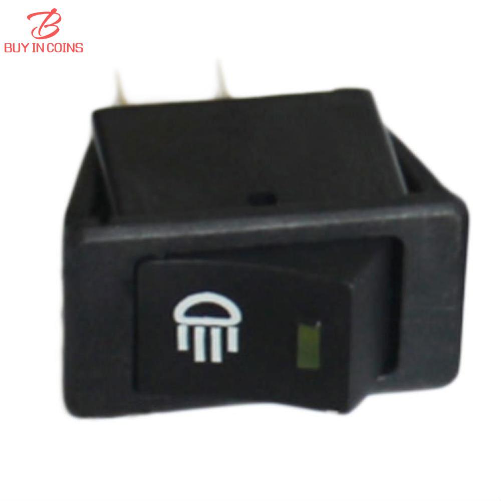 Hình thuyền 12 V 35A Xe Ô Tô Tự Động Sương Mù Đính Đá Tặng Công Tắc-Xanh Dương