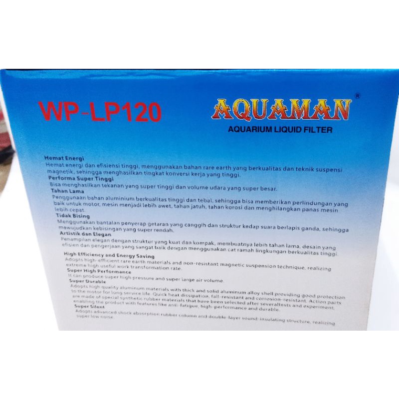 Airpump aerator udara Blower udara aquarium kolam AQUAMAN WP  LP 120