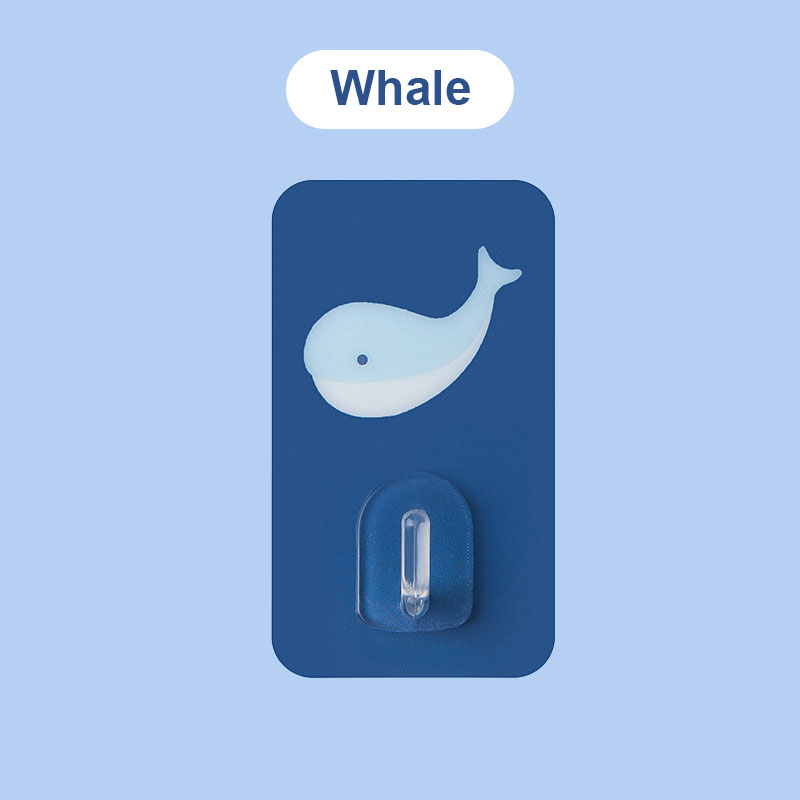 CHIPLY❤Creative❤Cute Hook For Door Wall Self Adhesive Sticky Hook Seamless Sticky Hooks Student Dormitory Kitchen Bathroom