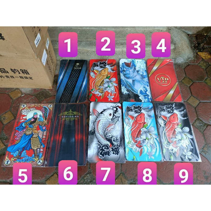 Miếng dán Decal 3D  dùng để dán nắp thùng câu cá  (53cm x28.7cm ) ANam