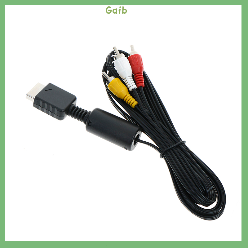 Gaib AV audio video cable cord wire for ps2 ps3 play station console system