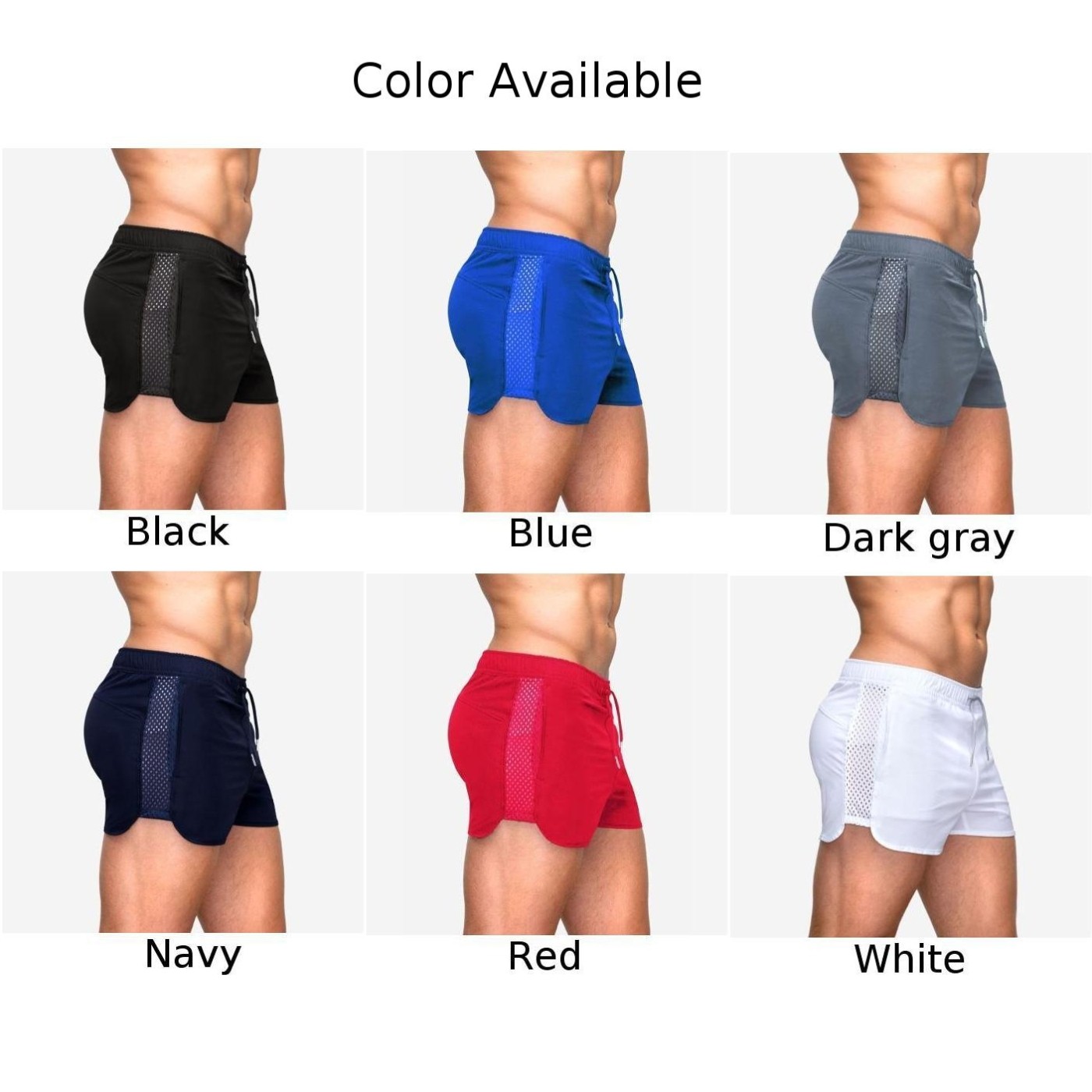 【YOUWORTH】 Quick-drying Shorts Shorts Athletic Men Men\'s Mesh Shorts Quick-drying