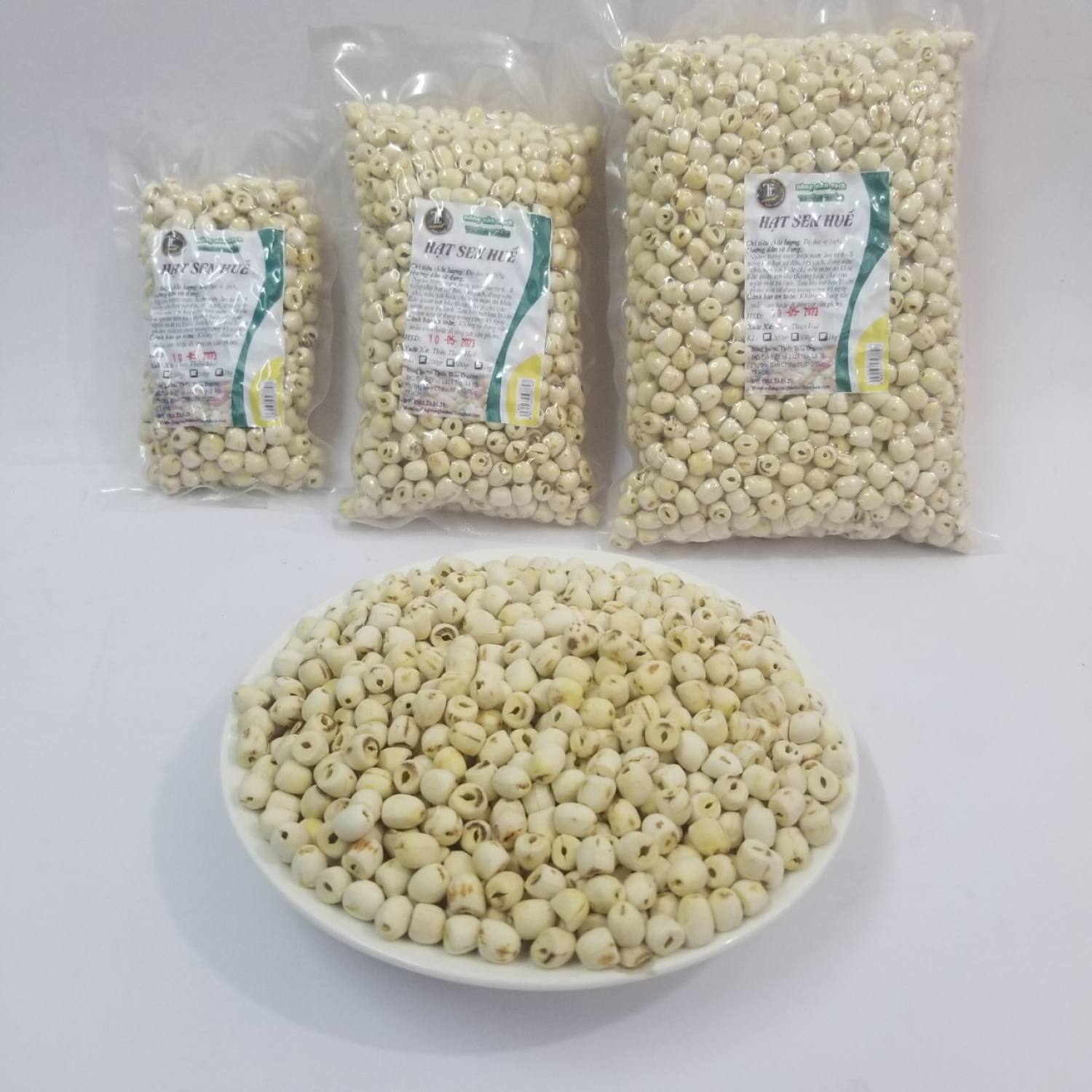 500gr hạt sen sấy khô Huế lᴏại 1 Thiên Thảo Organic