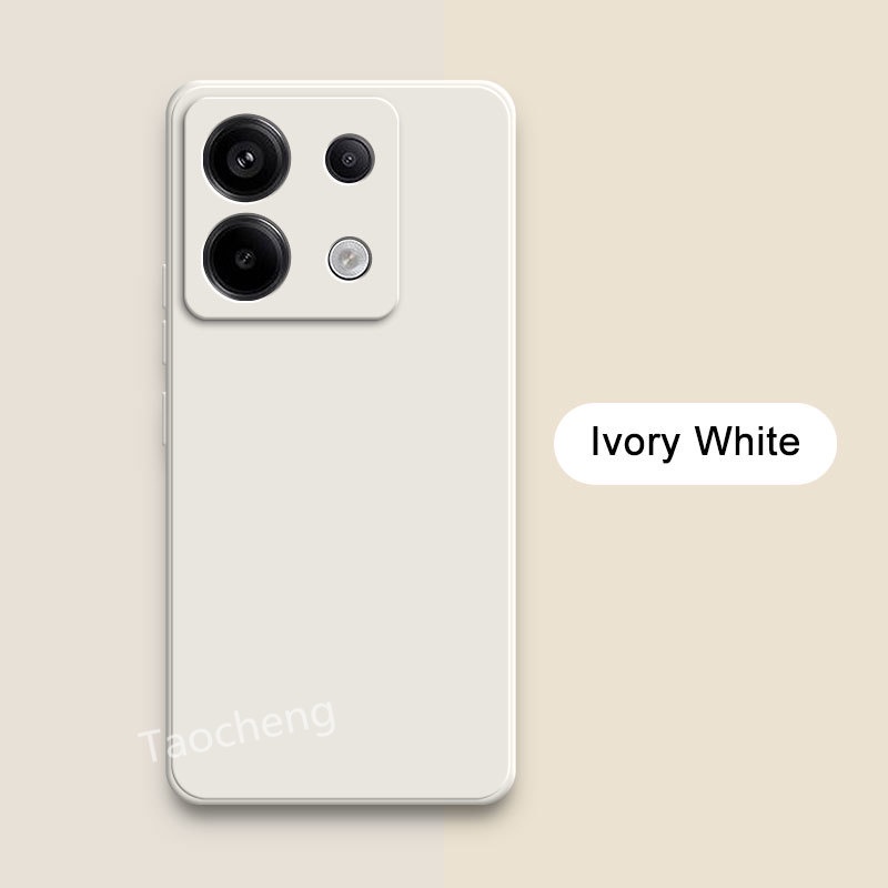 Casing For Redmi Note 13 pro plus 13pro 13pro+ Note13 2023 Square Liquid Silicone Phone Case Camera Protection Couple Shockproof Back Soft Casing Cover