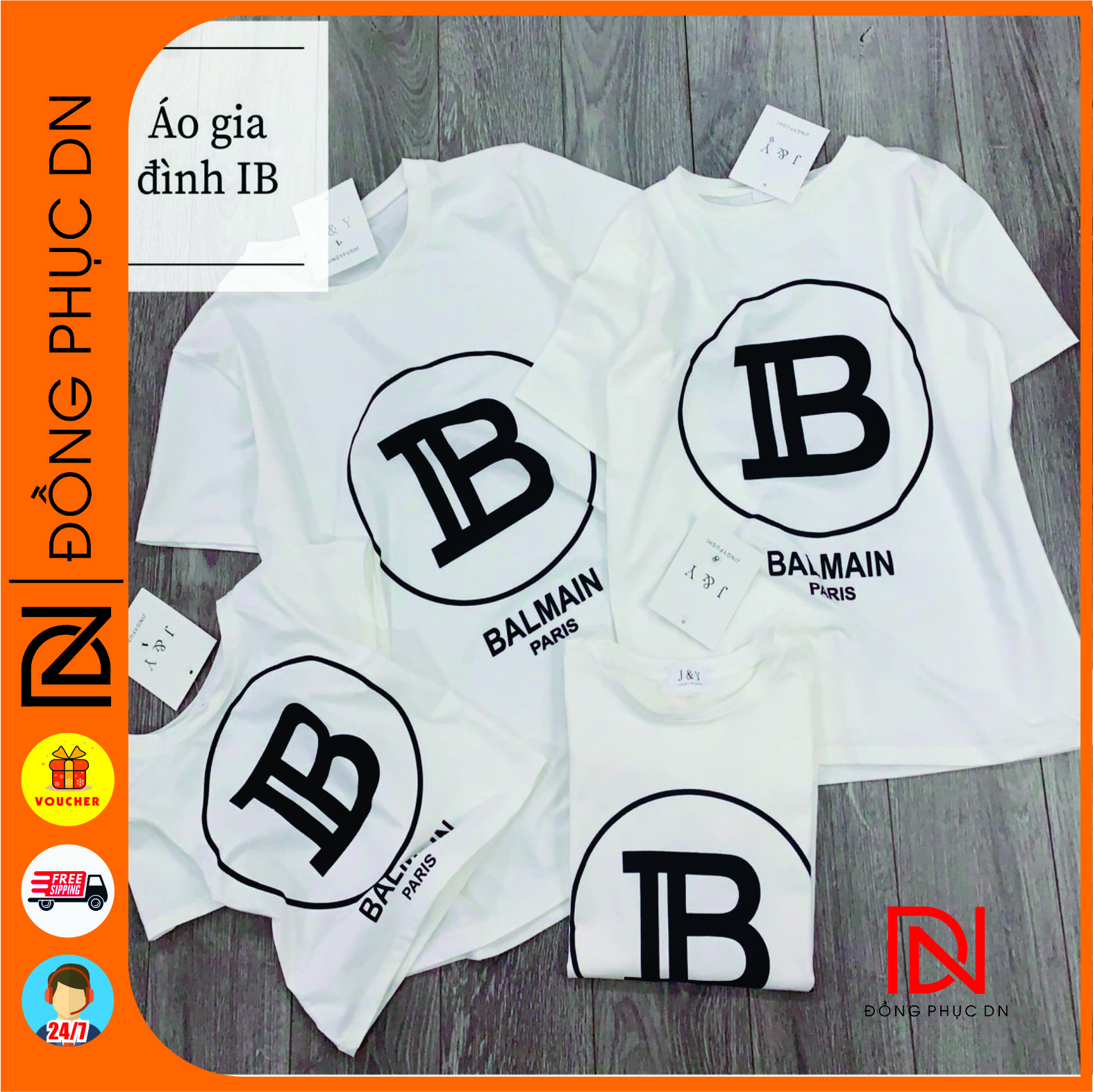 Áo gia đình IB - Mẫu bán chạy