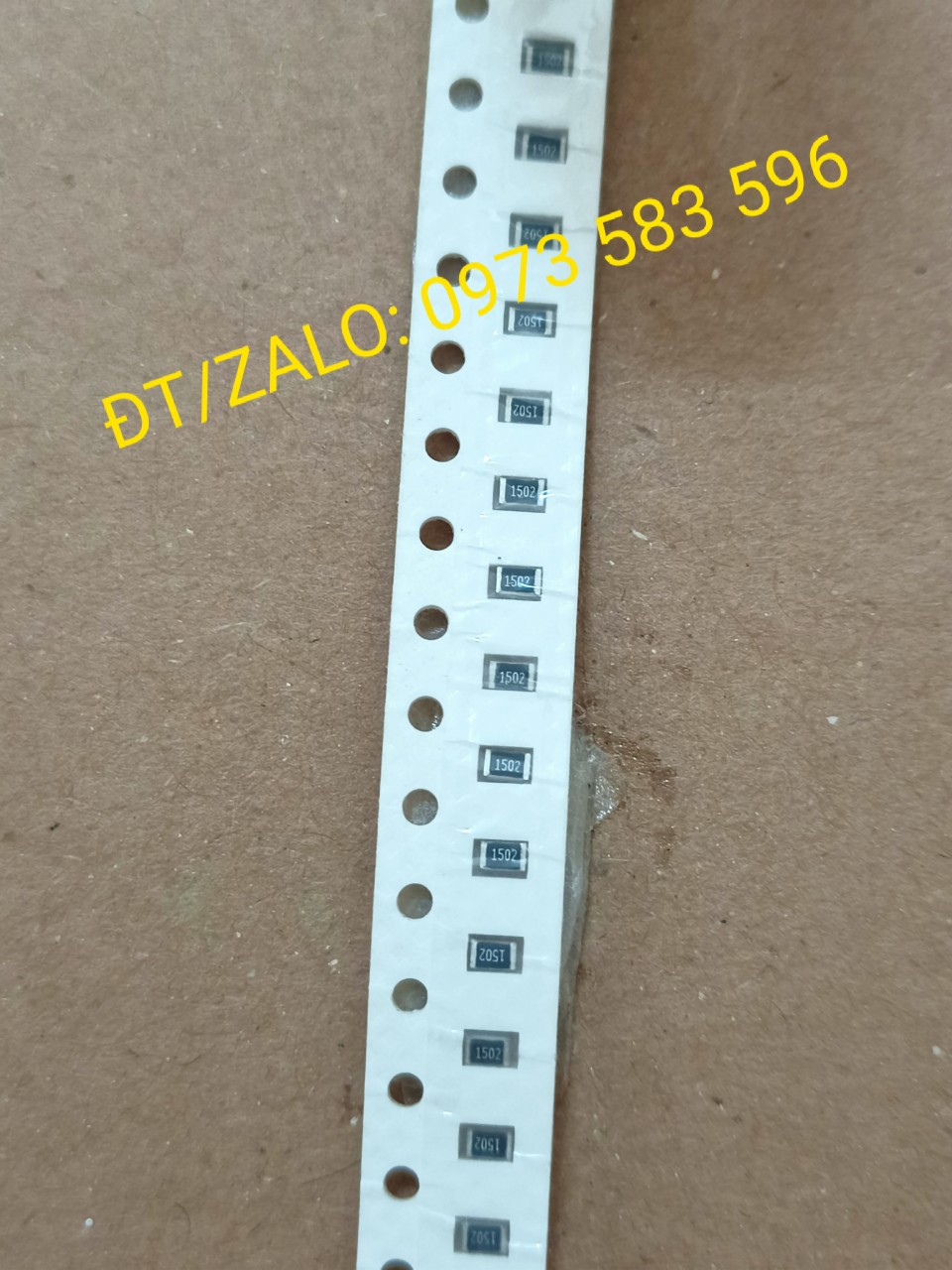 Điện Trở Dán 1502 15K 0805 1/8W (100 con/Túi)