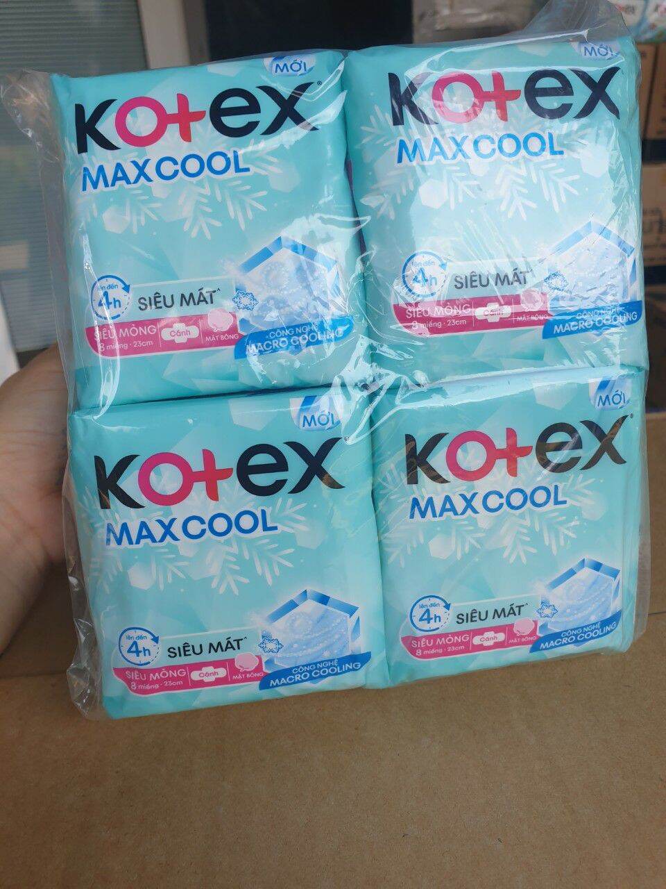 [HCM]Băng vệ sinh Thảo dược Kotex cánh 8 miếng