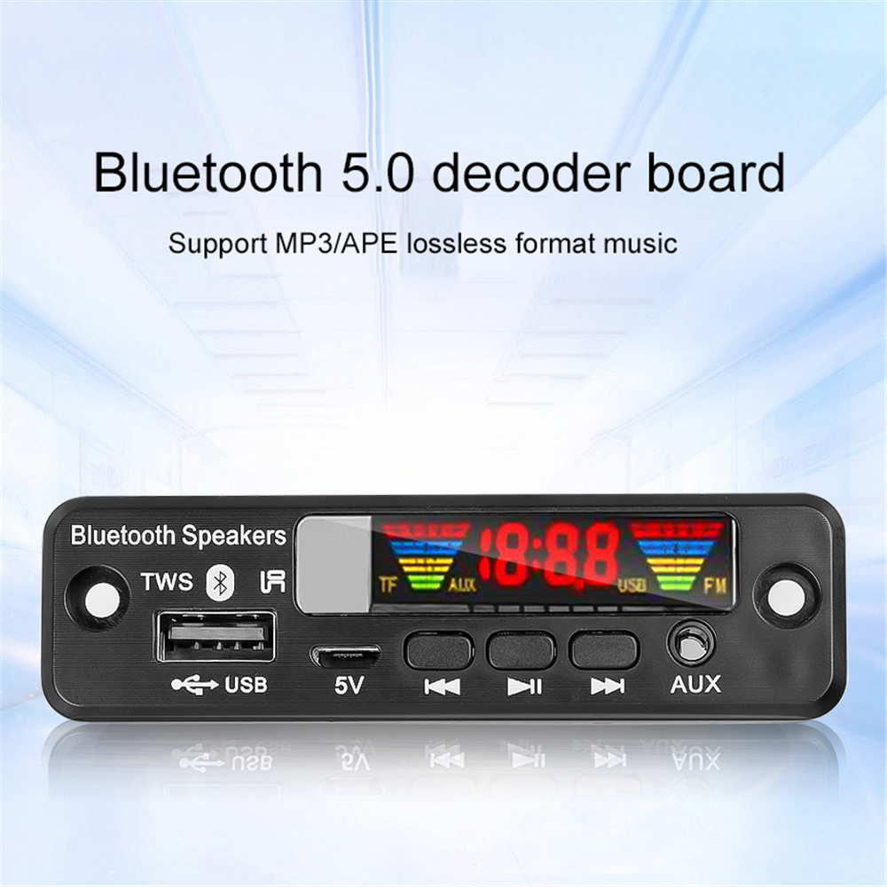 Kebidumei Bo Mạch Giải Mã Bluetooth 5.0 5V Máy Phát MP3 Đài FM Không Dây thumbnail