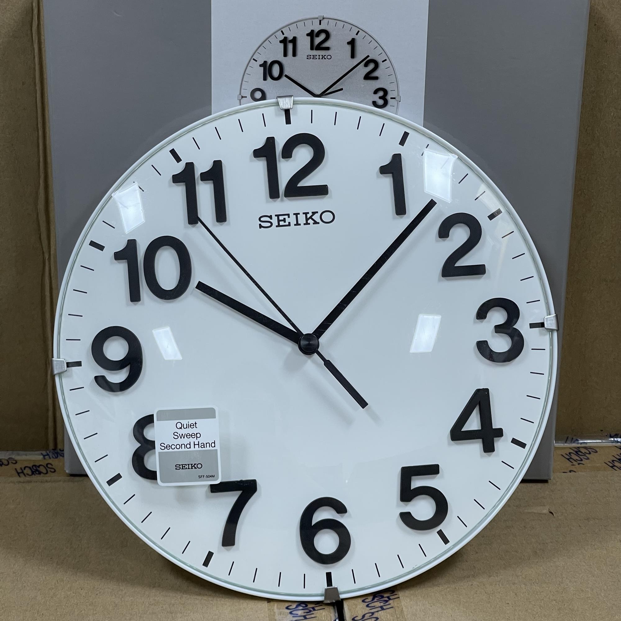 TimeYourTime] Seiko QXA656W Quiet Second Hand Wall Clock | Lazada Singapore